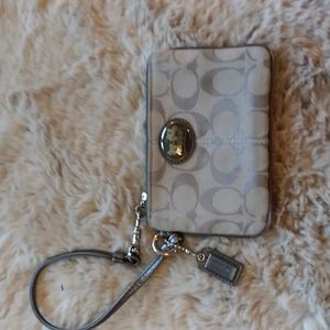 EUC.  Coach wristlet.